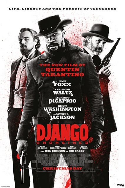 plakat filmowy Django unchained - life, liberty and the pursuit