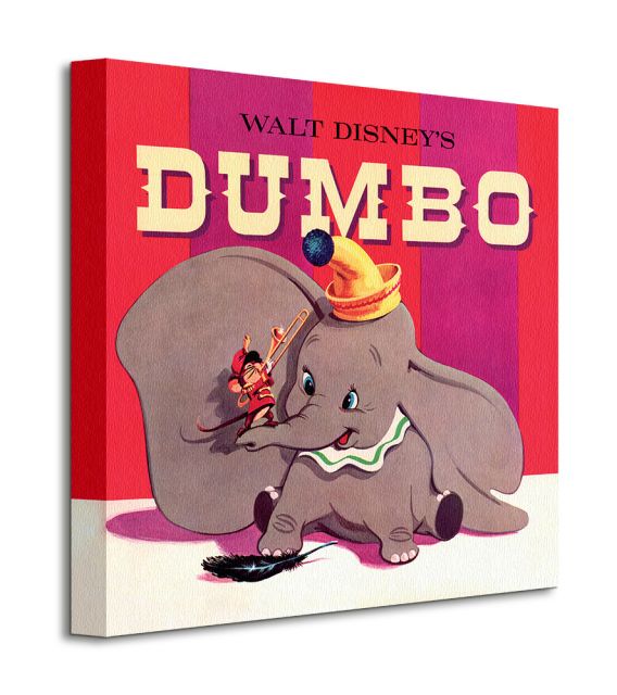 Obraz na płótnie przedstawia słonika Dumbo