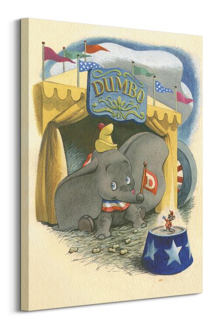 słoń Dumbo (Watercolour) - Obraz na płótnie