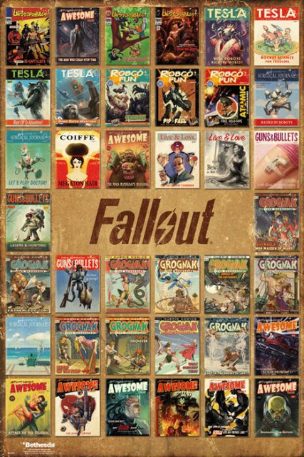 plakat na ścianę Fallout 4 Magazine Compilation