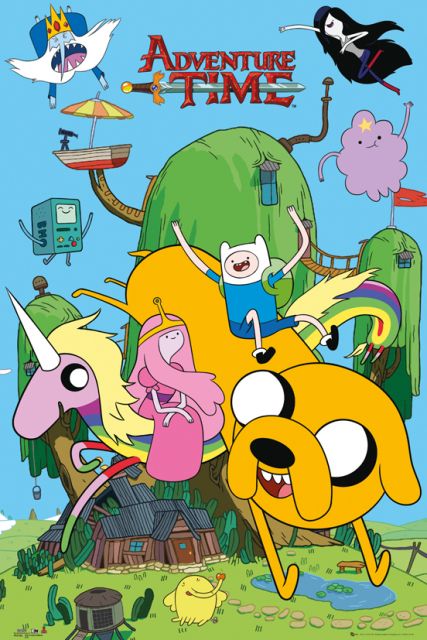 plakat z filmu animowanego Adventure Time, Pora na przygodę