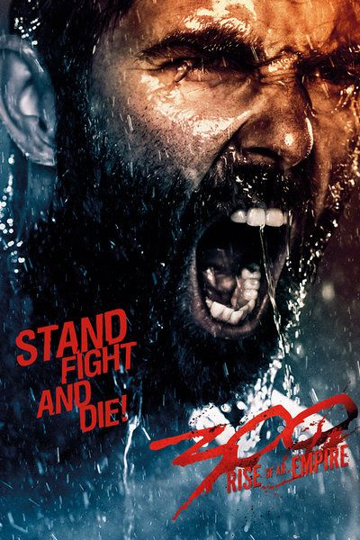 Plakat reklamowy filmu ''300: Początek imperium'' - Walczyć i umierać - przedstawiający Sullivana Stapletona w roli greckiego wojownika