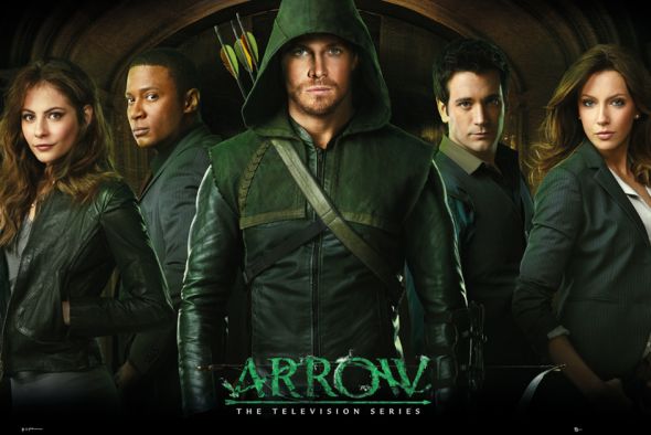 plakaty z serialu Arrow bohaterowie