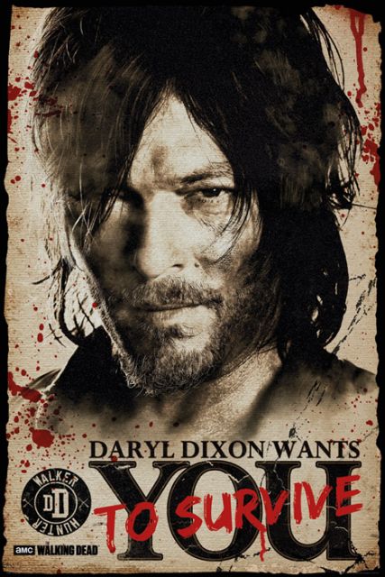 The Walking Dead - Daryl Needs You - plakat