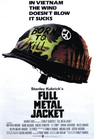plakat do filmu Full Metal Jacket Helmet stanley'a kubrick'a