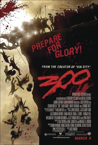 Plakat ''prepare for glory'' z filmu 300 Spartan