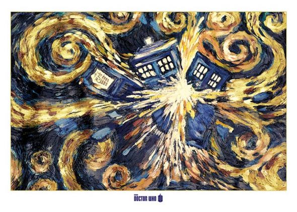 plakat z Doctor Who (Exploding Tardis)