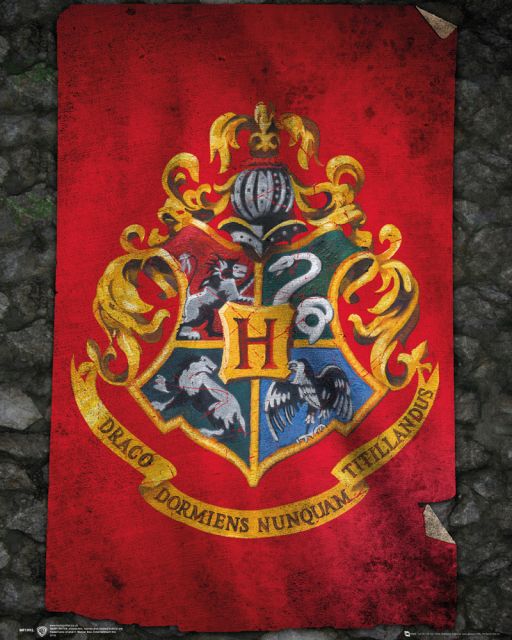 Hogwart Flaga - plakat