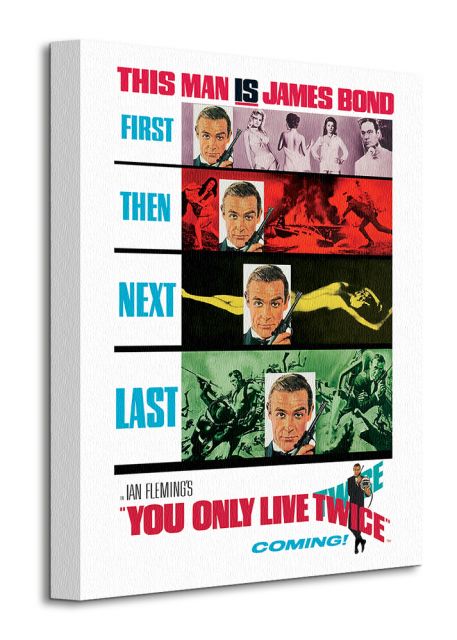 Obraz na płótnie przedstawia Jamesa Bonda