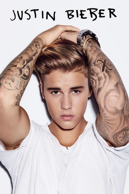 Justin Bieber (Biały) - plakaty 61x91,5 cm