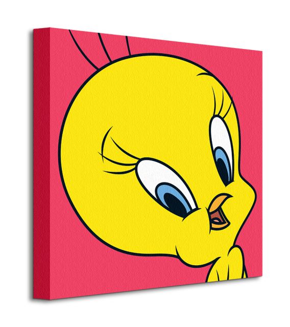 obrazek na płótnie przedstawia ptaszka Tweety z Looney Tunes