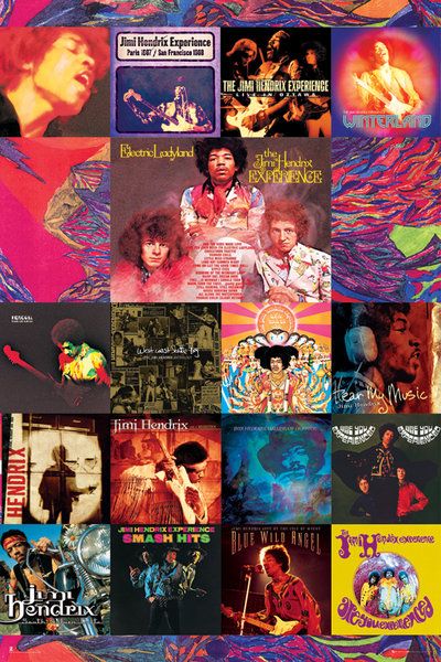 Jimi Hendrix Album - plakat