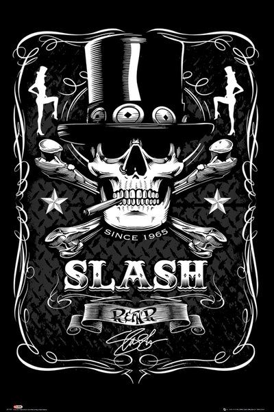 plakat zespołu Slash na ścianę do pokoju fana