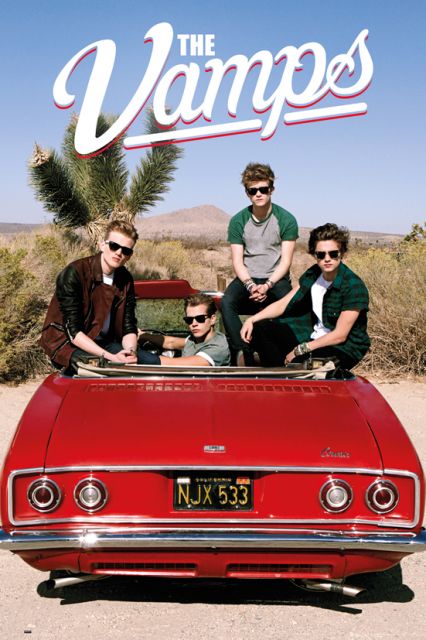 plakaty zespołu The Vamps car