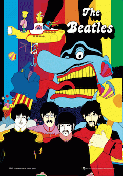 The Beatles Yellow Submarine - reprodukcja trójwymiarowa