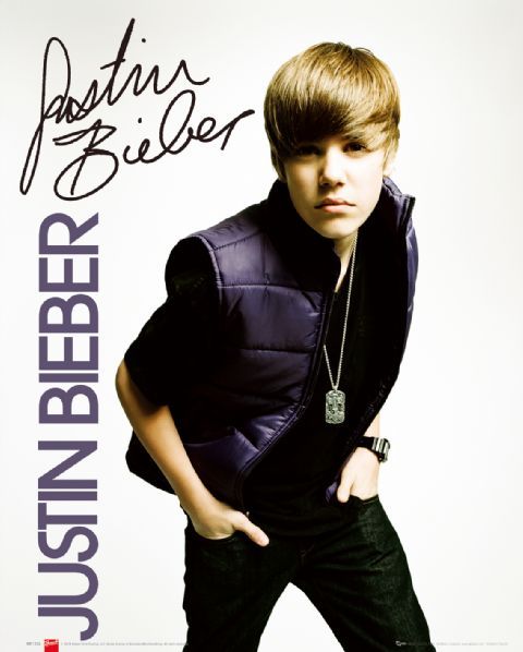 Malutki plakat z Justinem Bieberem Vest