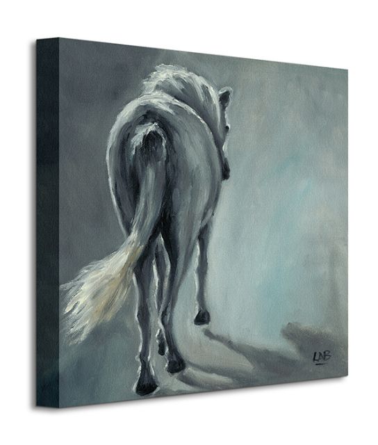 mglisty koń- Obraz na płótnie