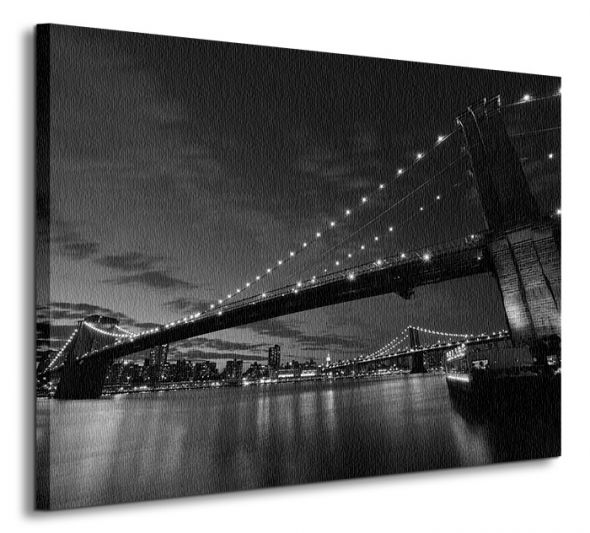 perspektywa obrazu na płótnie z widokiem na brooklyn bridge