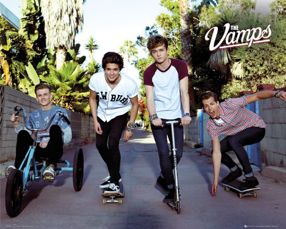 plakat zespołu The Vamps Band
