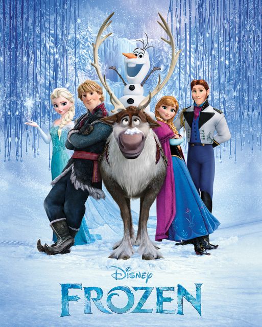 Frozen Kraina Lodu Obsada Filmowa Plakat