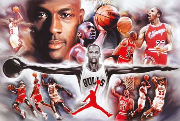 Michael Jordan Chicago Bulls Kolekcja - plakat na ścianę