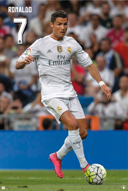 Plakat Cristiano Ronaldo z Realu Madryt