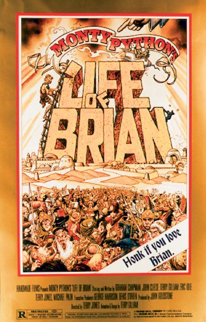 plakat filmowy Life of Brian Monty Pythons