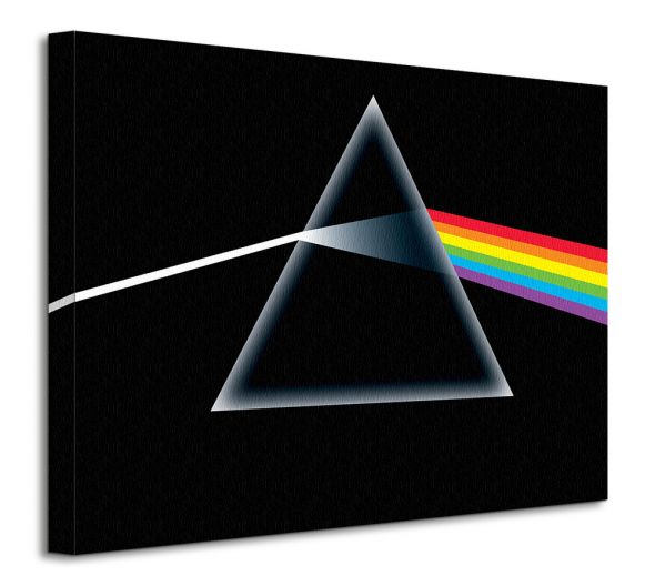 Obraz na płótnie przedstawia logo Pink Floyd