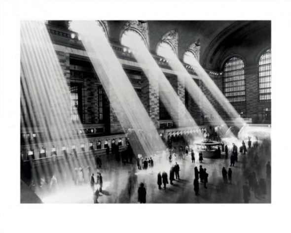 Grand Central Station - reprodukcja czarno-biała na ścianę