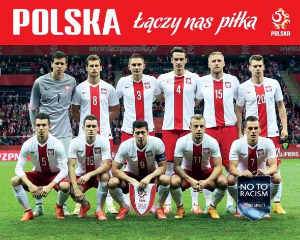 Plakat reprezentacji Polski na Euro 2016 w piłce nożnej