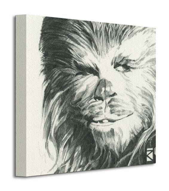 Obraz na płótnie przedstawia Chewbaccę z Gwiezdnych Wojen