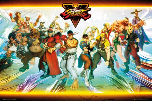 plakat Street Fighter 5 Characters