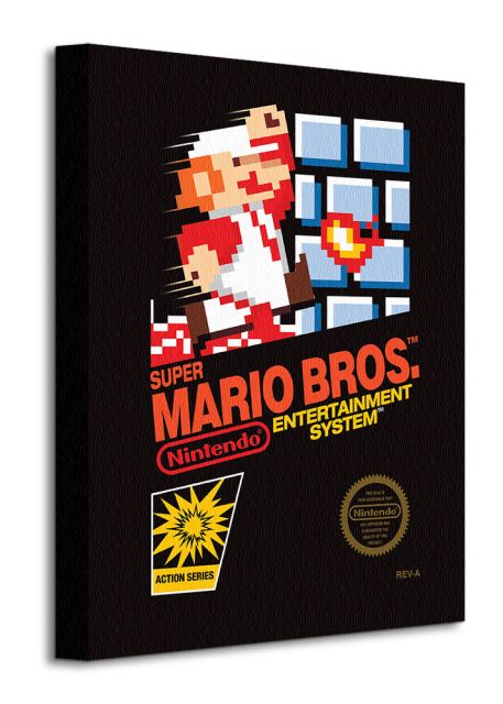 Obraz 30x40 przedstawia postać z gry Mario Bros