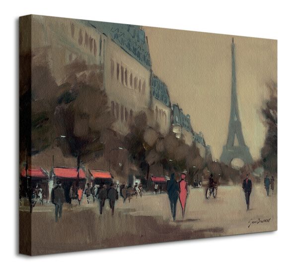 Obraz na płótnie do salonu przedstawiający uliczki w Paryżu