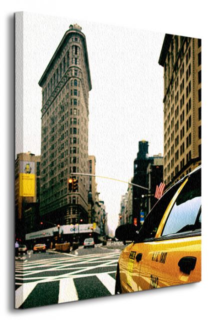 obraz na płótnie z widokiem na nowojorską ulicę