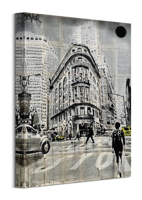 Obraz autorstwa Loui Jover zatytułowany Midtown Walk o wymiarach 30x40 cm