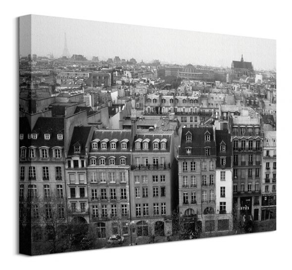 Obraz autorstwa Heiko Lanio zatytułowany Parisian Rooftops o wymiarach 40x30 cm