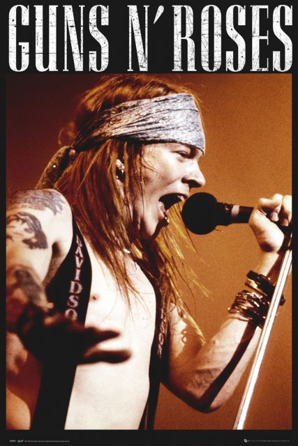 Plakat na ścianę z wokalistą Guns N Roses Axel