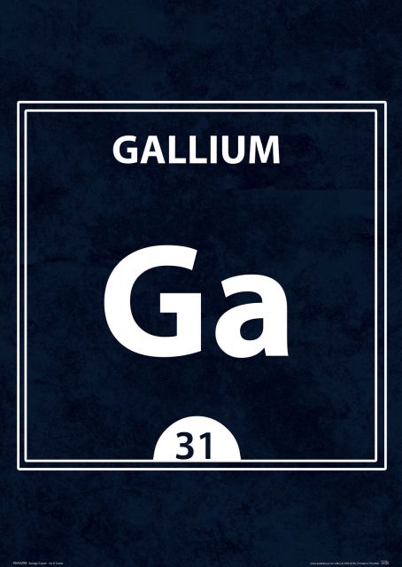 Gallium GA 31 - plakat A3