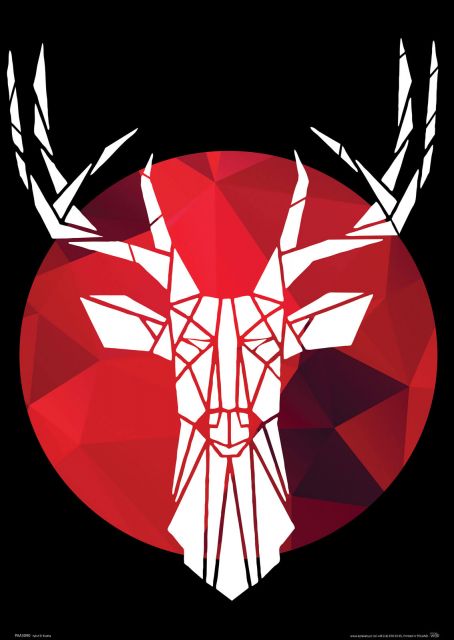 Deer - plakat A3
