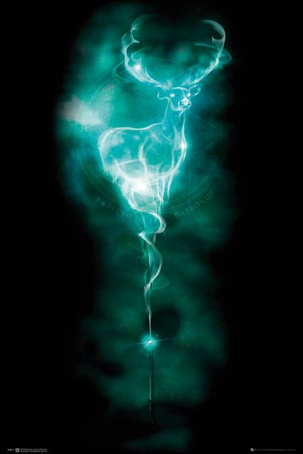 Harry Potter Patronus Stag - plakat filmowy 61x91,5