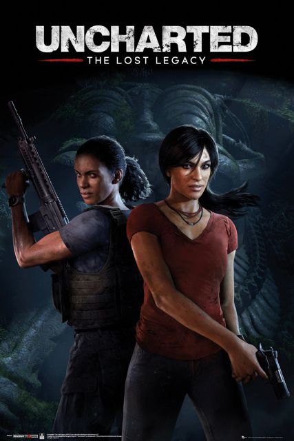 Uncharted The Lost Legacy Cover - plakat gamingowy 61x91,5