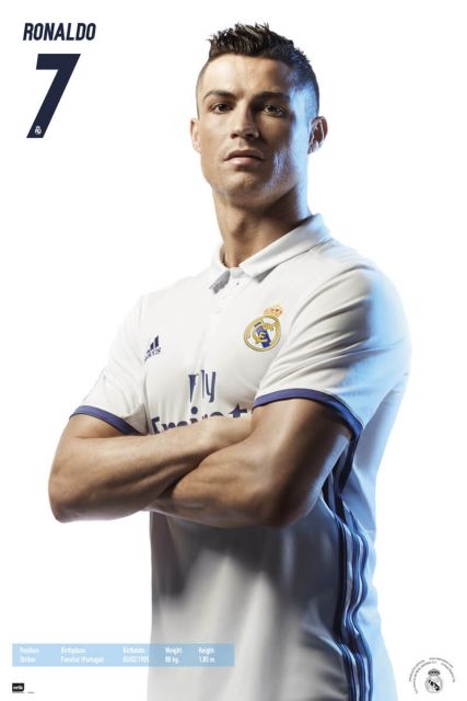 Real Madrid 2016/2017 Cristiano Ronaldo - plakat