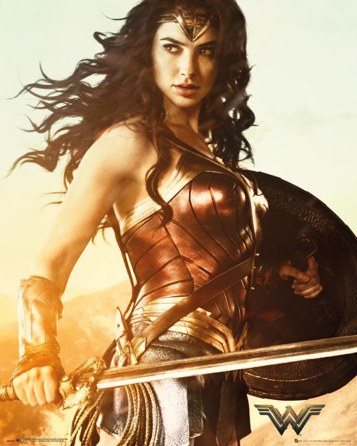Wonder Woman Sword - plakat filmowy 40x50