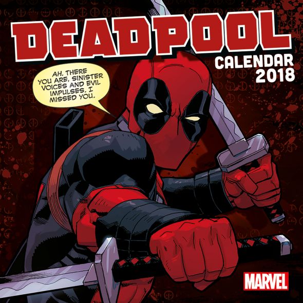 Deadpool - kalendarz 2018