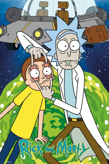 Rick and Morty Ship - plakat z serialu