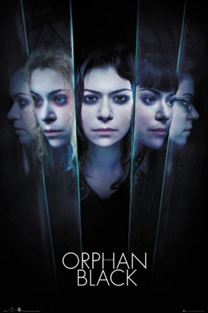 Orphan Black Faces - plakat z serialu