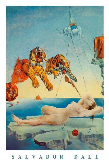 Salvador Dali Dream Caused By A Bee Flight - plakat