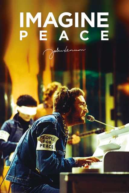 John Lennon People For Peace - plakat