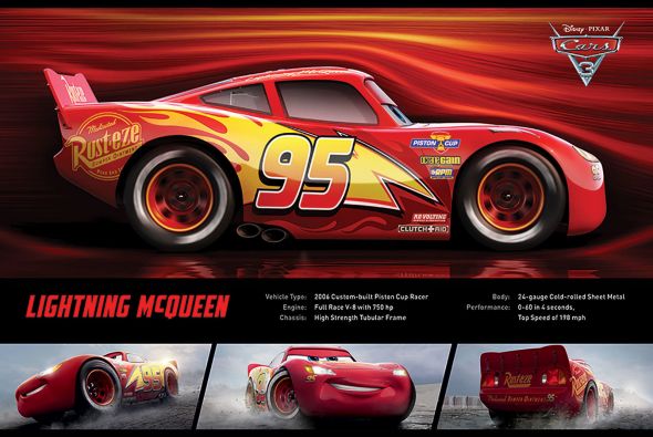 Auta 3 Zygzak McQueen - plakat filmowy